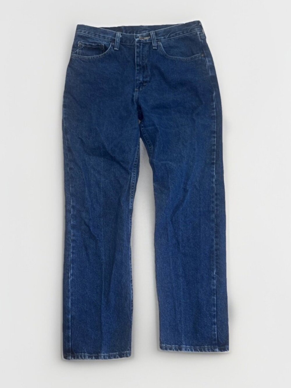 Wrangler Premium Quality Denim Jeans Dark Wash Regular Fit 32x30 Western Wear